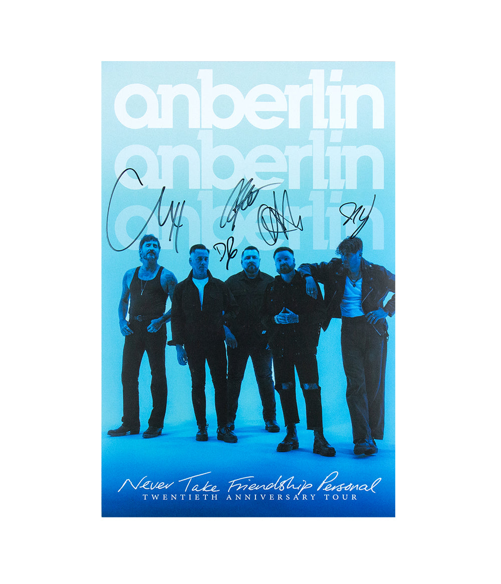 Anberlin NTFP 20th Anniversary Poster (Signed)