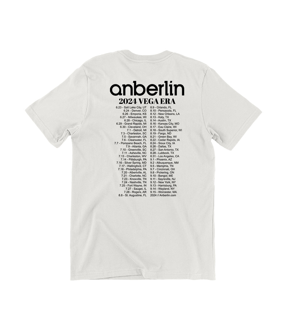 Anberlin Vega 2024 Tour Shirt