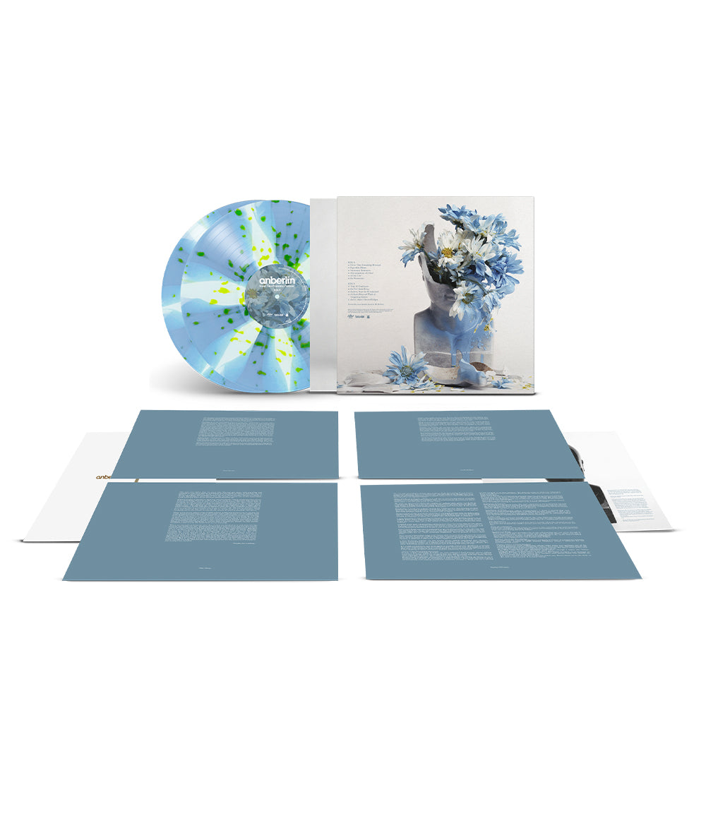 Anberlin Never Take Friendship Personal 2LP Vinyl (Baby Blue / White Cornetto w/ Highlighter Yellow Splatter)
