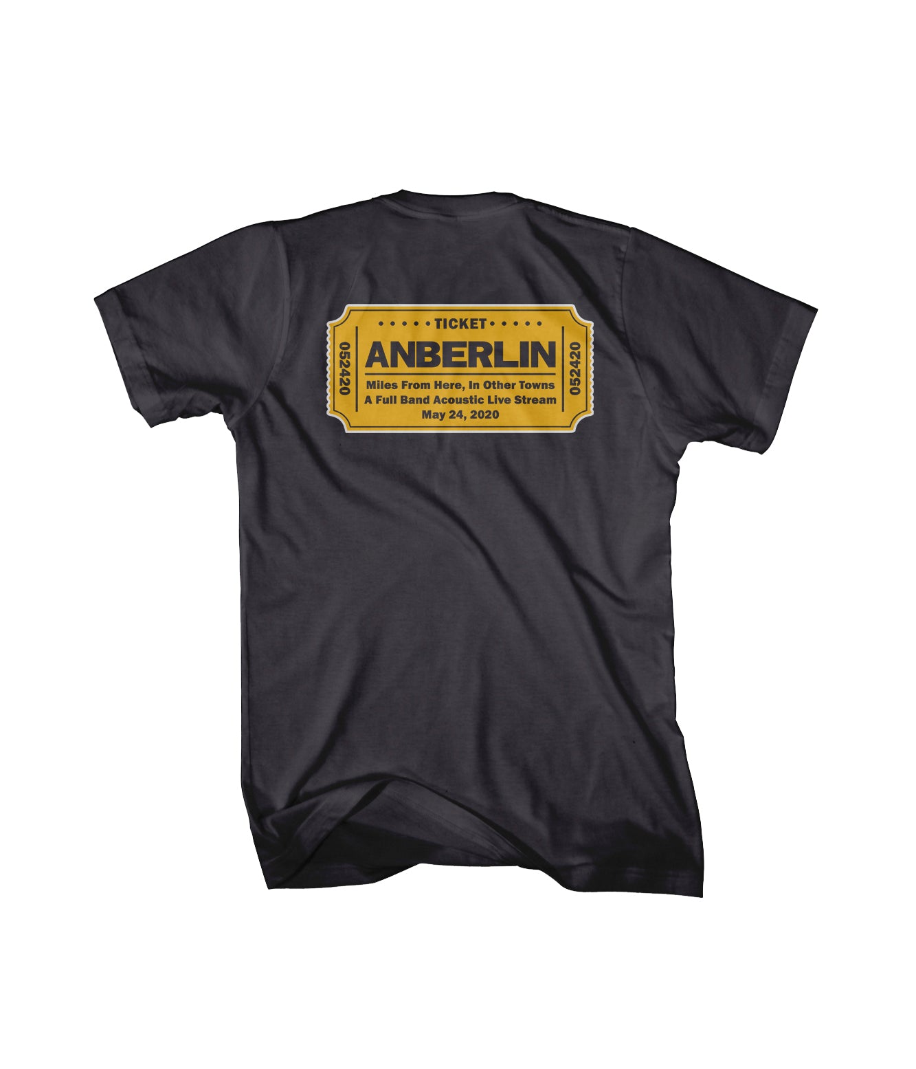 Anberlin Miles From Here Livestream Shirt