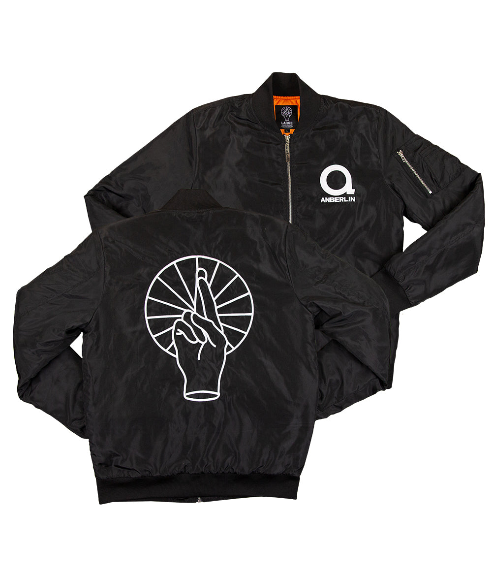 Anberlin Fingers Custom Bomber Jacket