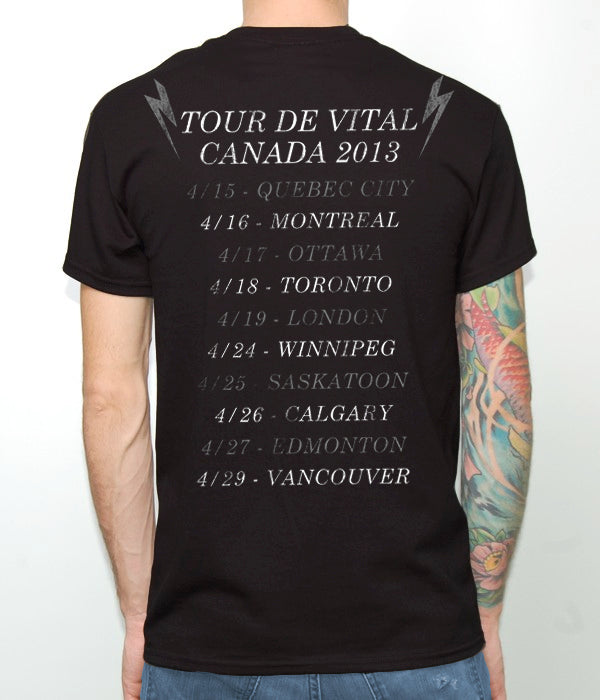 Anberlin Canada Tour 2013 Shirt