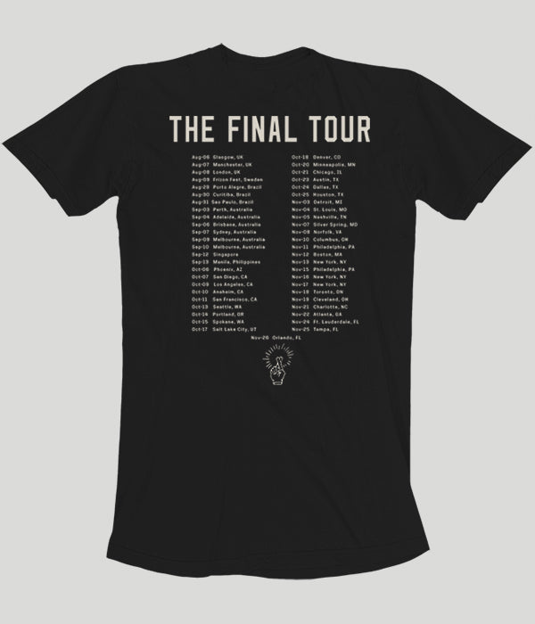 Anberlin Final Tour Toronto Shirt