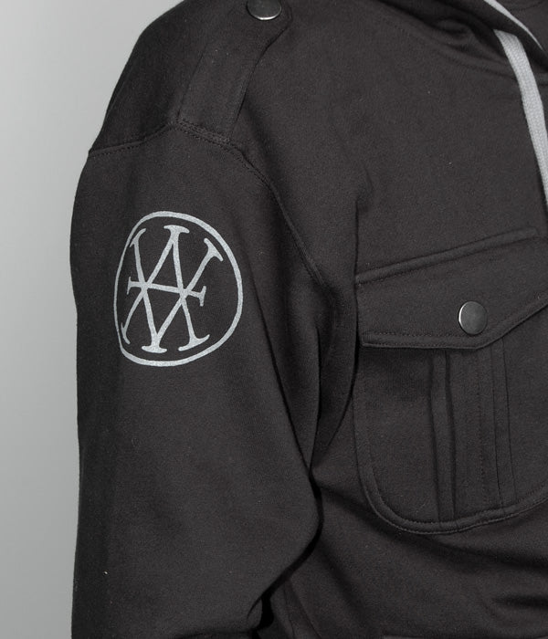 Anberlin M65 Military Zip Hooded Sweatshirt