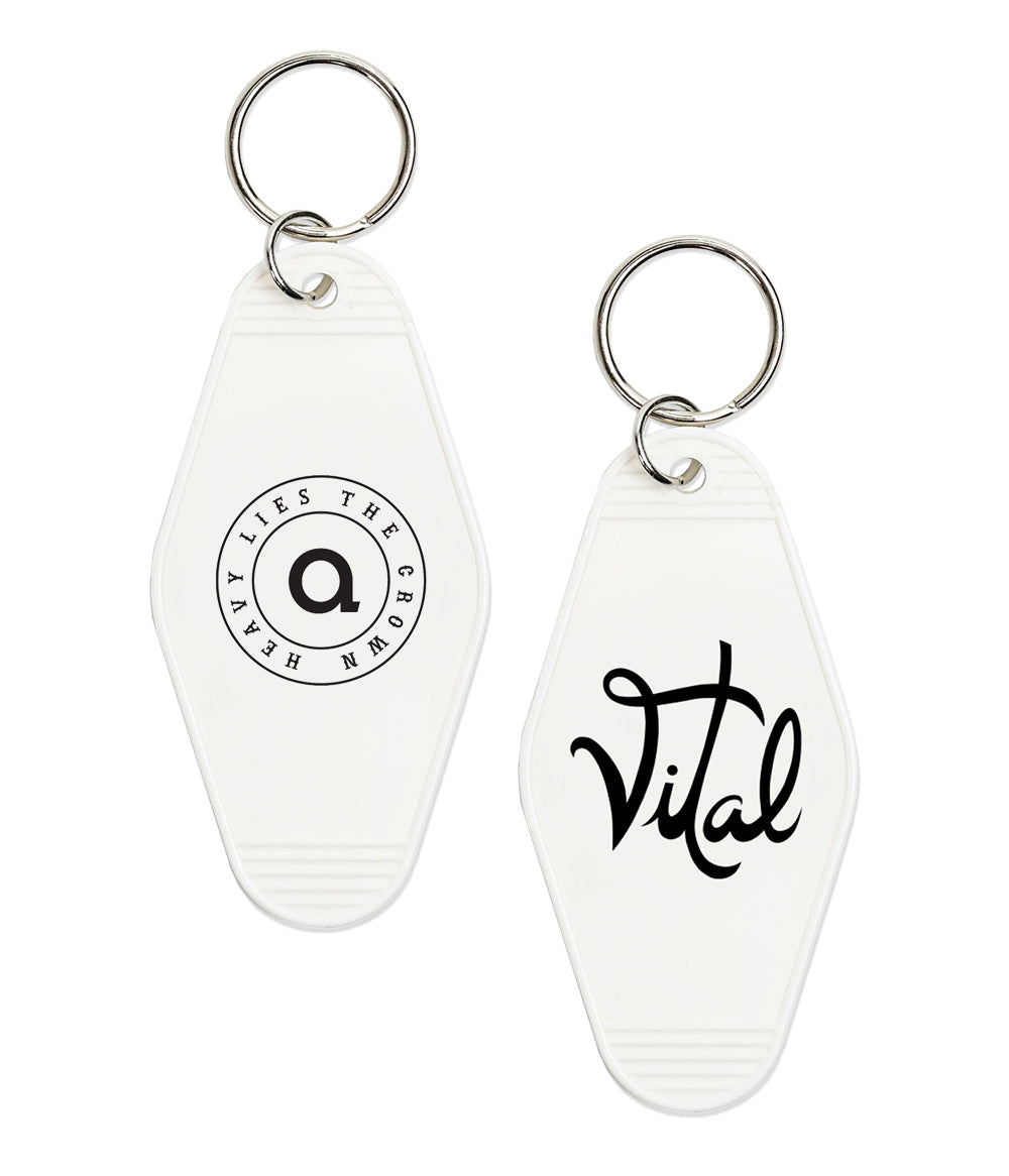 Anberlin Heavy Lies The Crown Retro Hotel Keychain