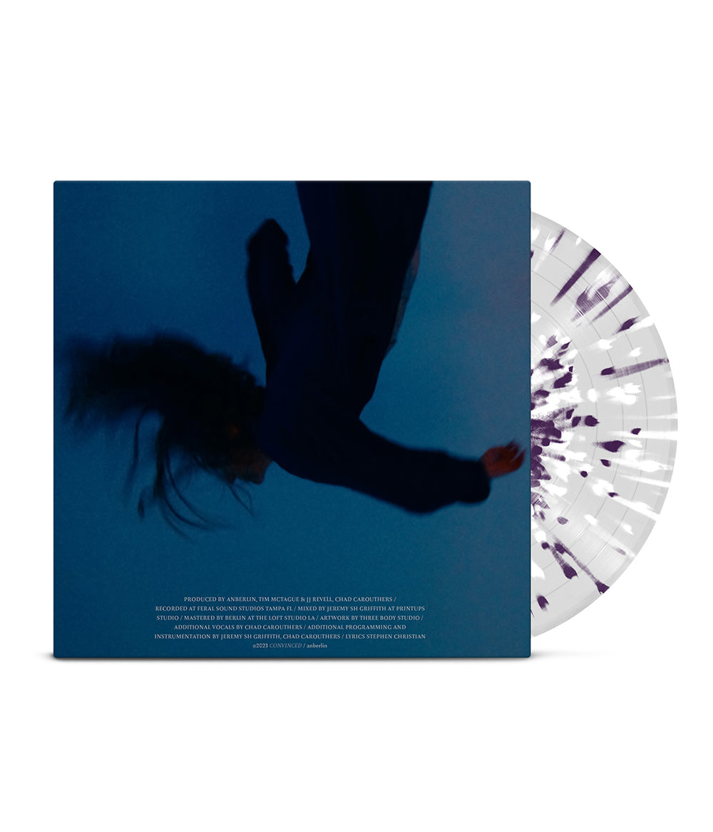 Anberlin Convinced Vinyl (Clear w/ Purple & White Splatter)