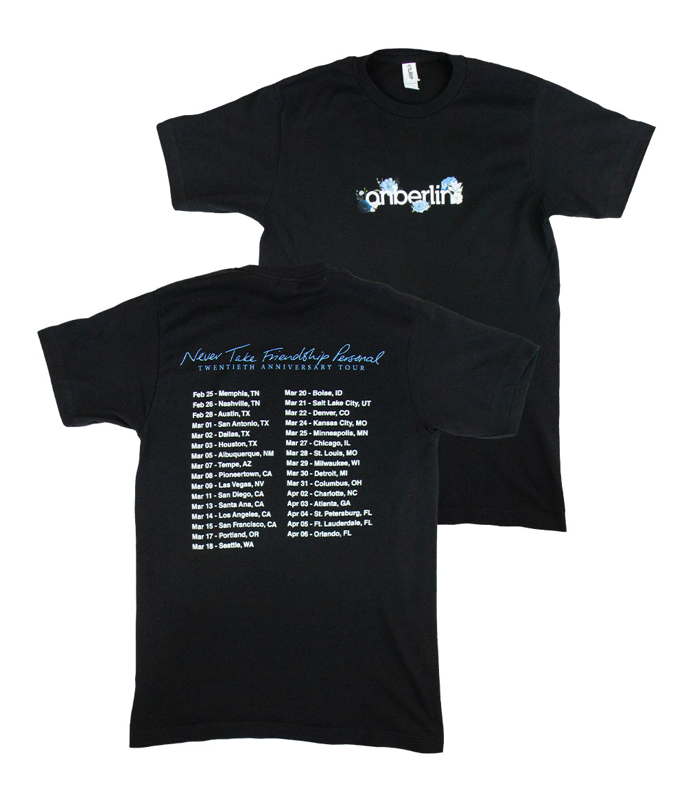 Anberlin 2025 Floral Tour Shirt