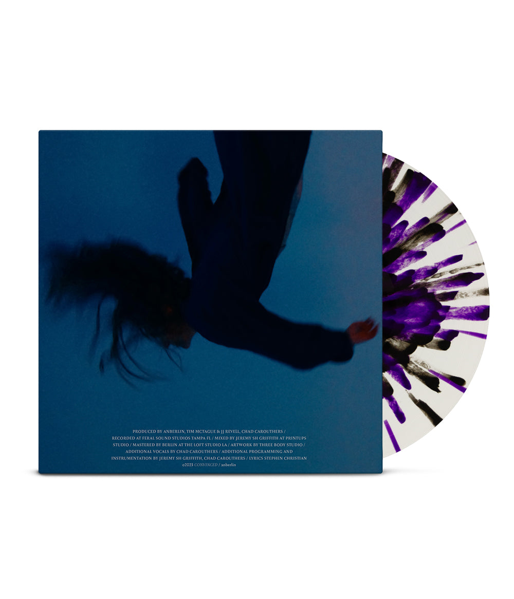 Anberlin Convinced Vinyl (Clear w/ Black & Purple Splatter)