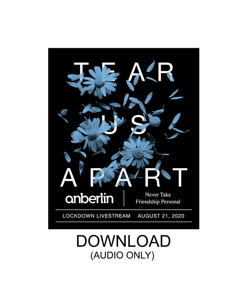 Anberlin Tear Us Apart Livestream Audio Digital Download
