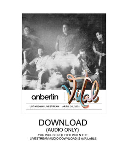 Anberlin Heavy Lies The Crown Livestream Audio Digital Download