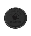 Anberlin As You Found Me Leather Coaster
