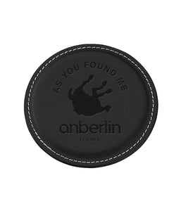 Anberlin As You Found Me Leather Coaster