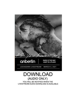 Anberlin As You Found Me Livestream Audio Digital Download
