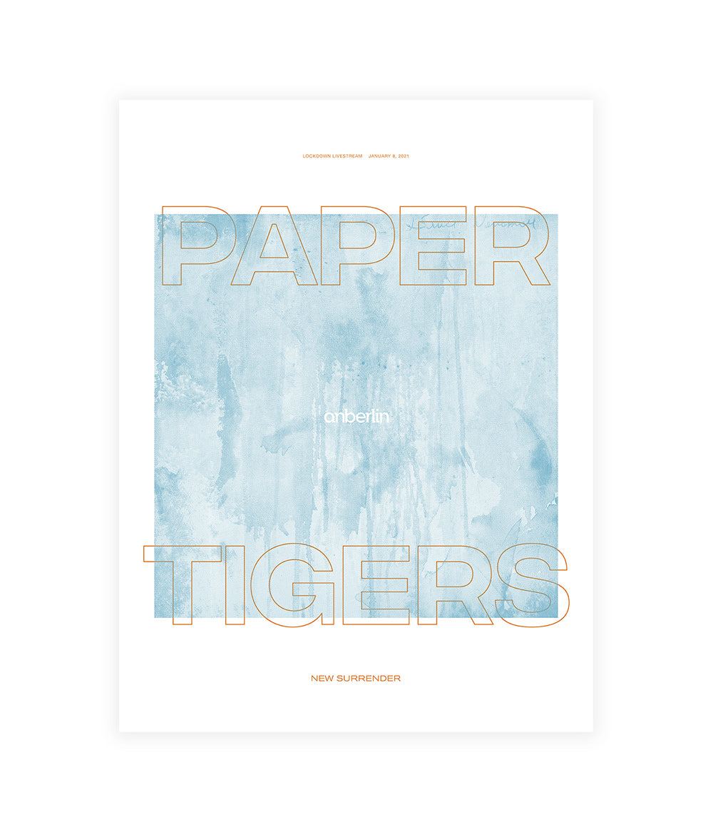 Anberlin Paper Tigers Livestream Poster