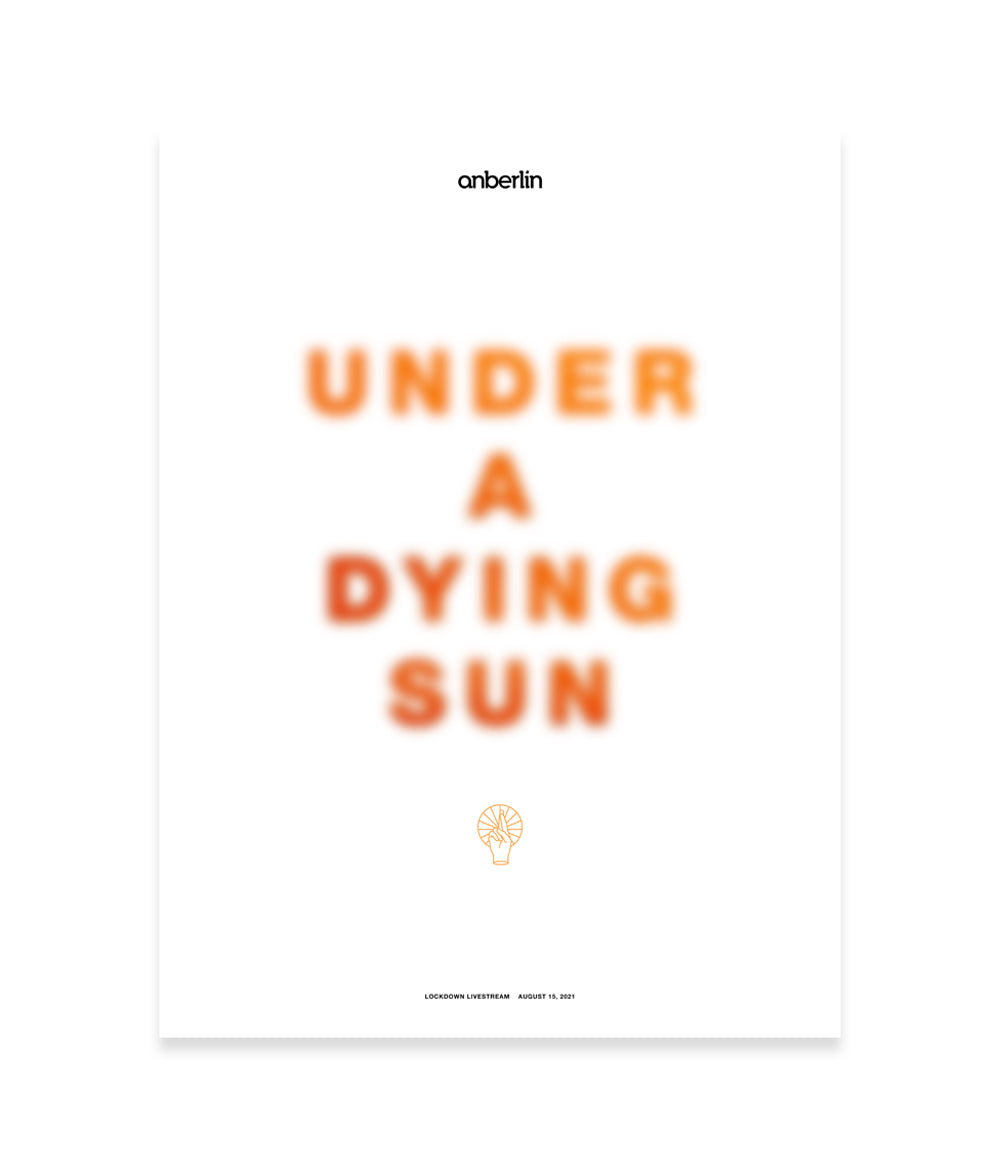 Anberlin Under A Dying Sun Livestream Poster