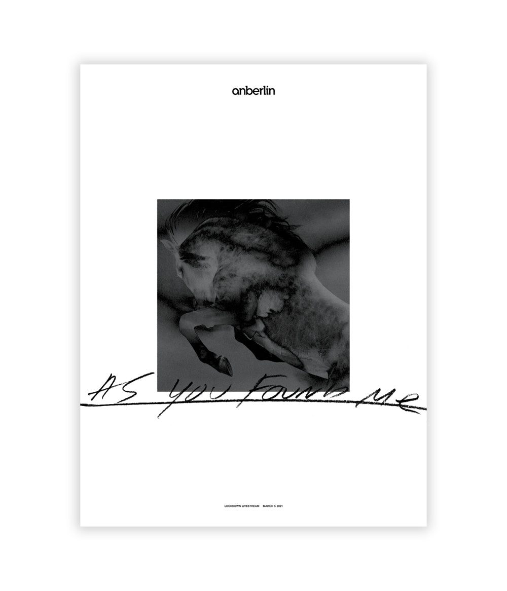 Anberlin As You Found Me Livestream Poster